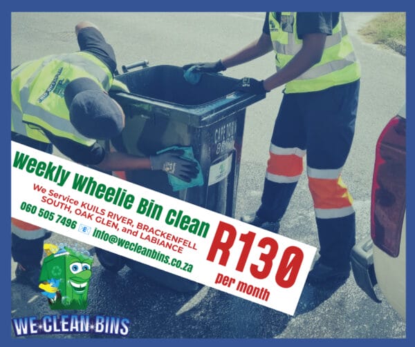 Weekly Wheelie Bin Clean