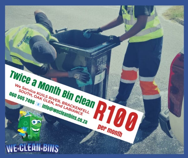 Twice A Month Wheelie Bin Clean